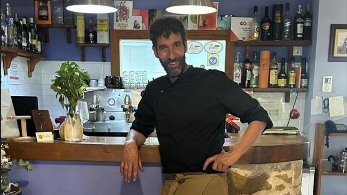 Vicente Barrera en el restaurante