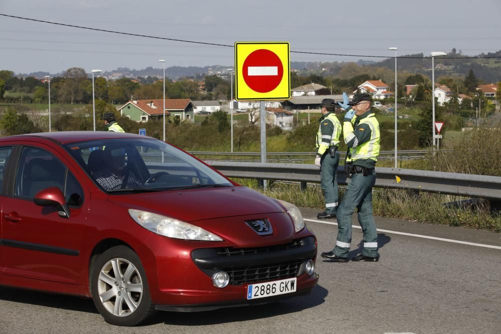 Coronavirus en Asturias: Control policiales y militares en Asturias