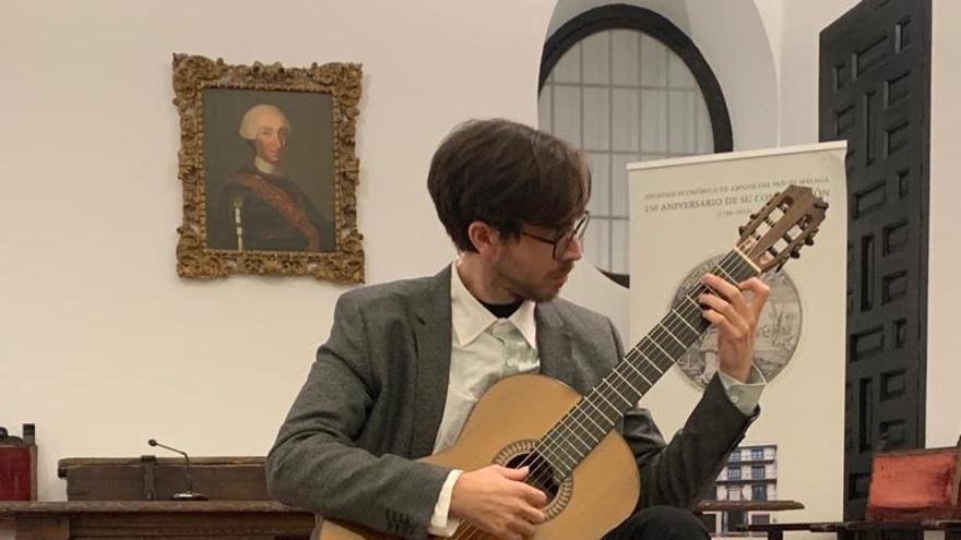 Andrea Magliocchetti inauguró el Círculo Malagueño de la Guitarra el pasado 25 de enero.