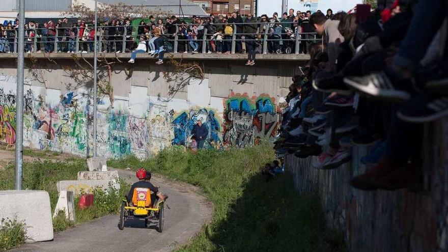 Dos de los participantes en la carrera.