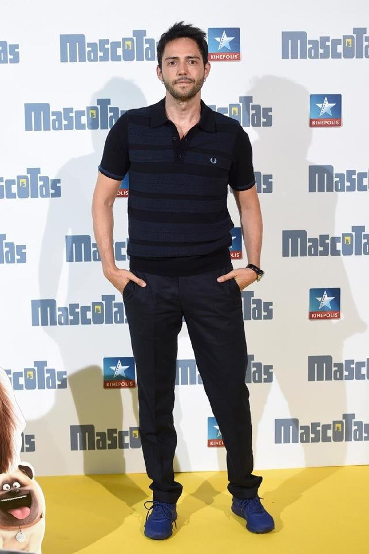 David Guapo, en el preestreno de Mascotas en Madrid.