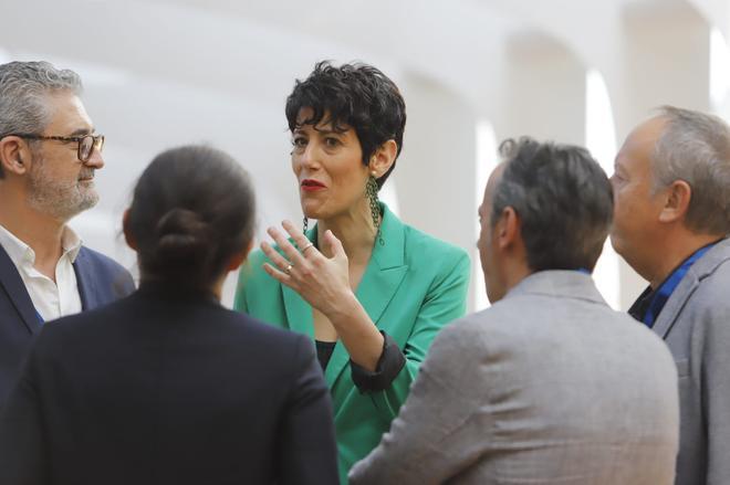 La ministra de Inclusión Social, Elma Saiz, en el Foro Mediterráneo.