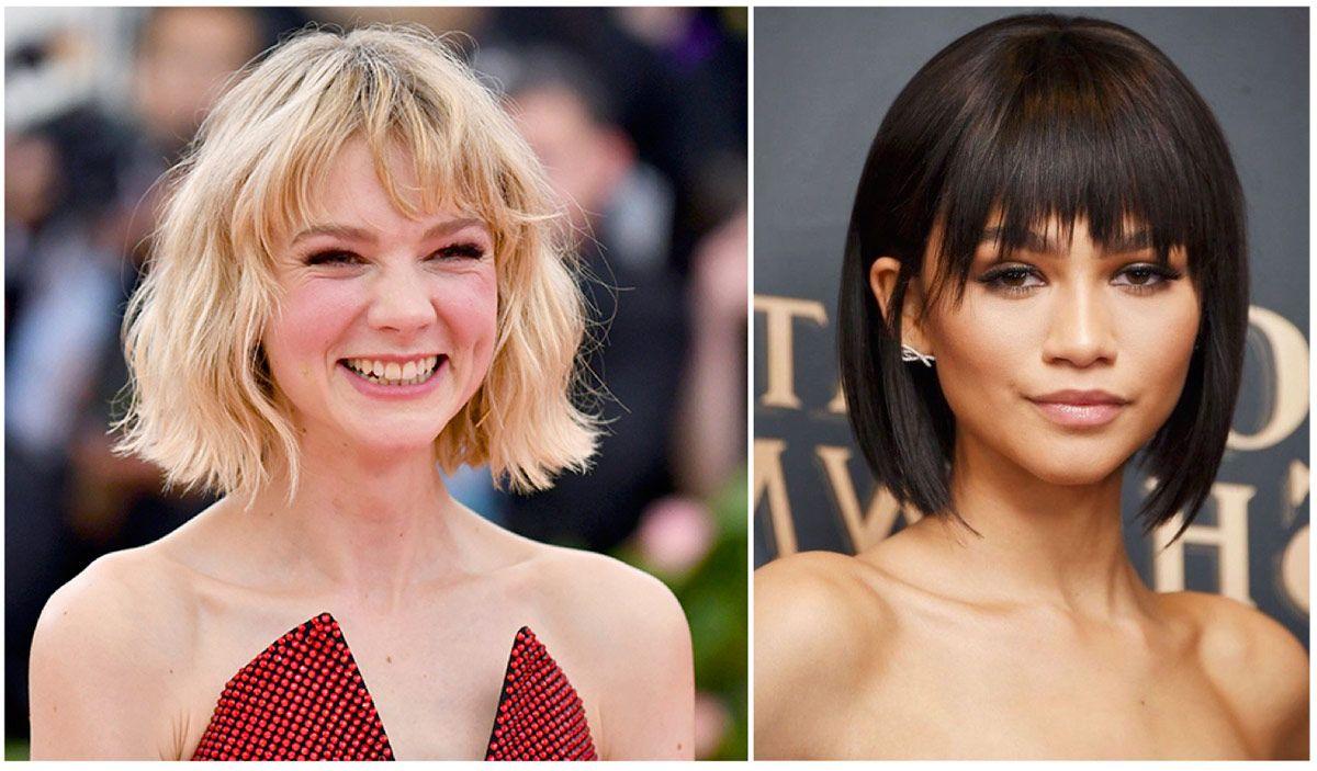 Las actrices Carey Mulligan y Zendaya, con cortes bob