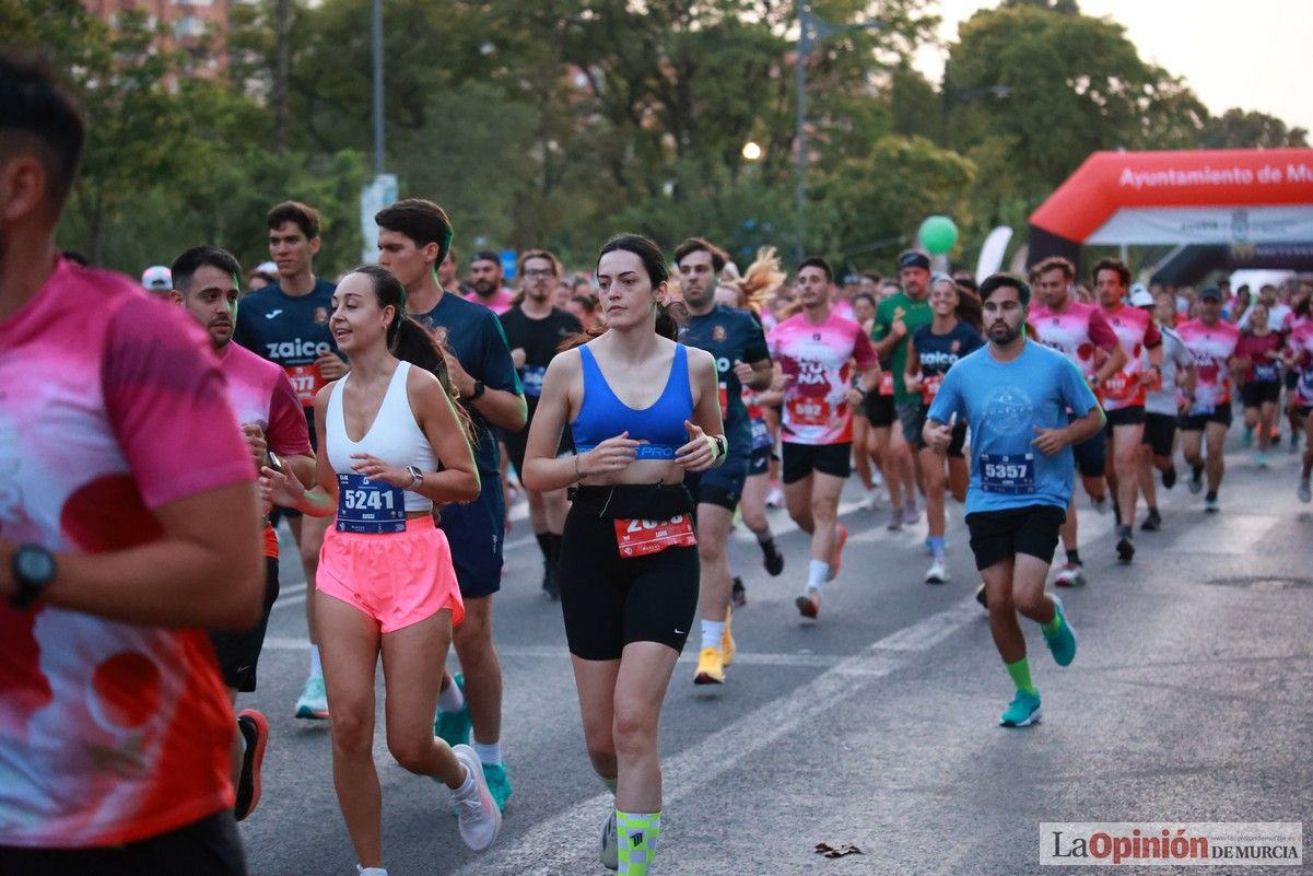 Las mejores imágenes de la carrera nocturna de Murcia