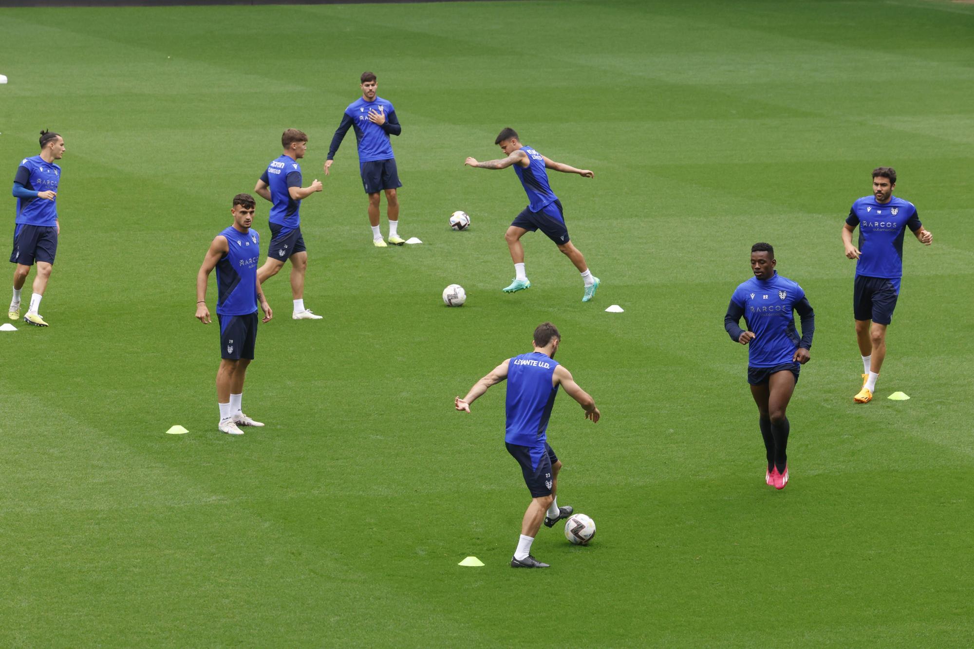 Asi ha sido el último entreno del Levante antes del Oviedo