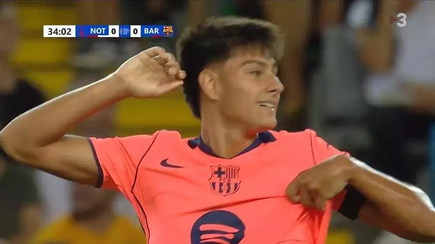 ¡Qué ocasión! Brian Fariñas estrella el balón en el palo