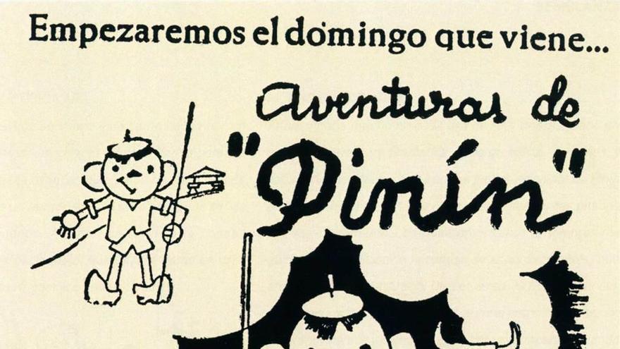 El anuncio de &quot;Pinín&quot; publicado el domingo 7 de noviembre de 1943.