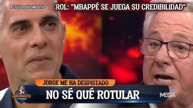 Jorge D'Alessandro despista hasta al realizador de El Chiringuito: "No sé qué rotular"
