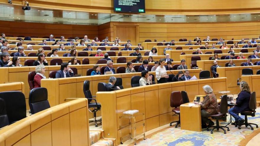 Primera sesión de control del Senado.