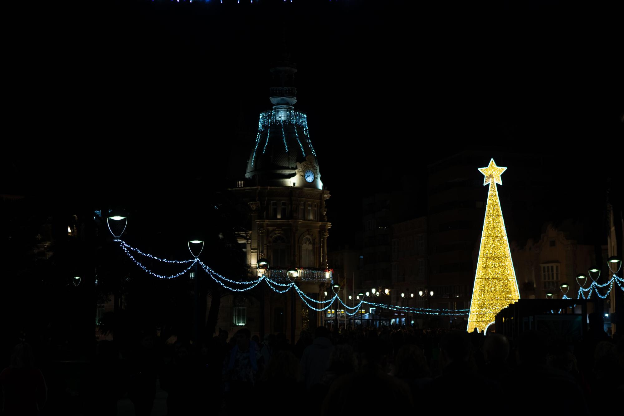 Encendido navideño en Cartagena