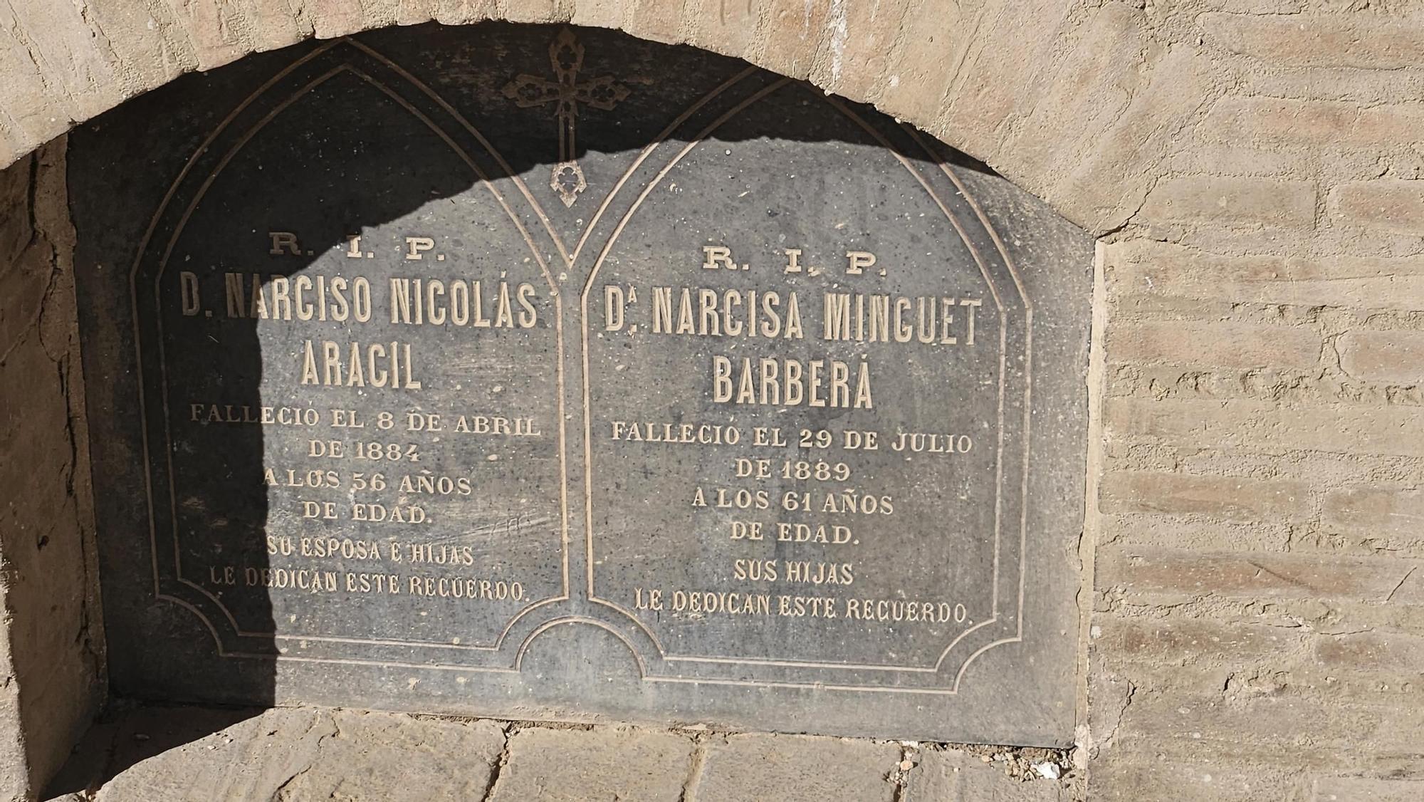 Nombres insólitos en el Cementerio General de València
