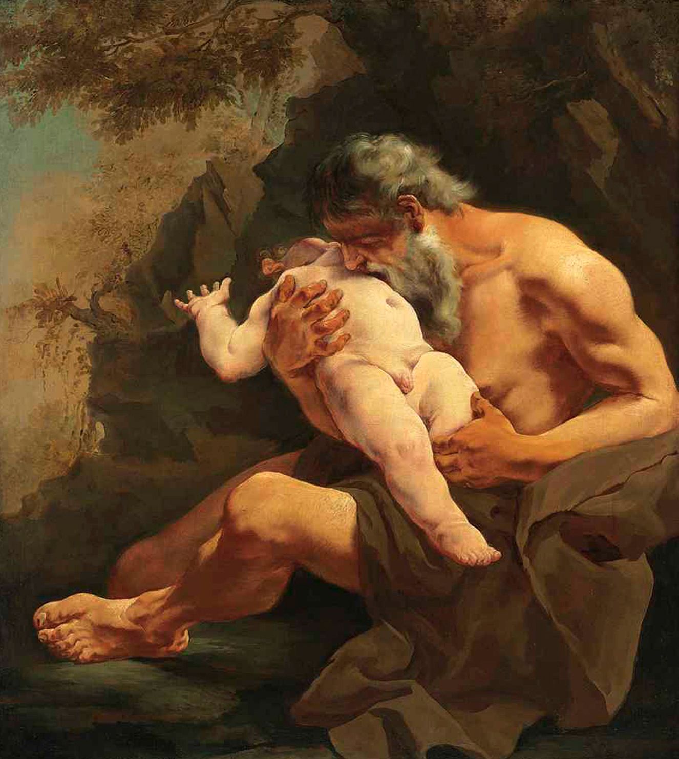 &#039;Saturno devorando a su hijo&#039;, de Giulia Lama.