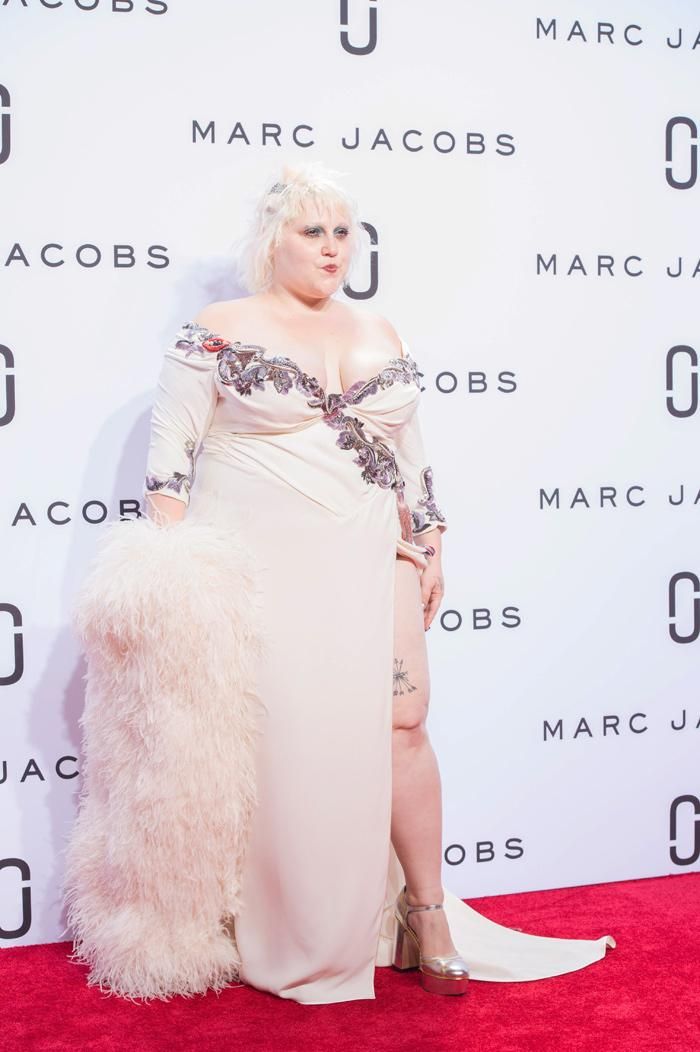 New York Fashion Week: Marc Jacobs, vestido con pedrería