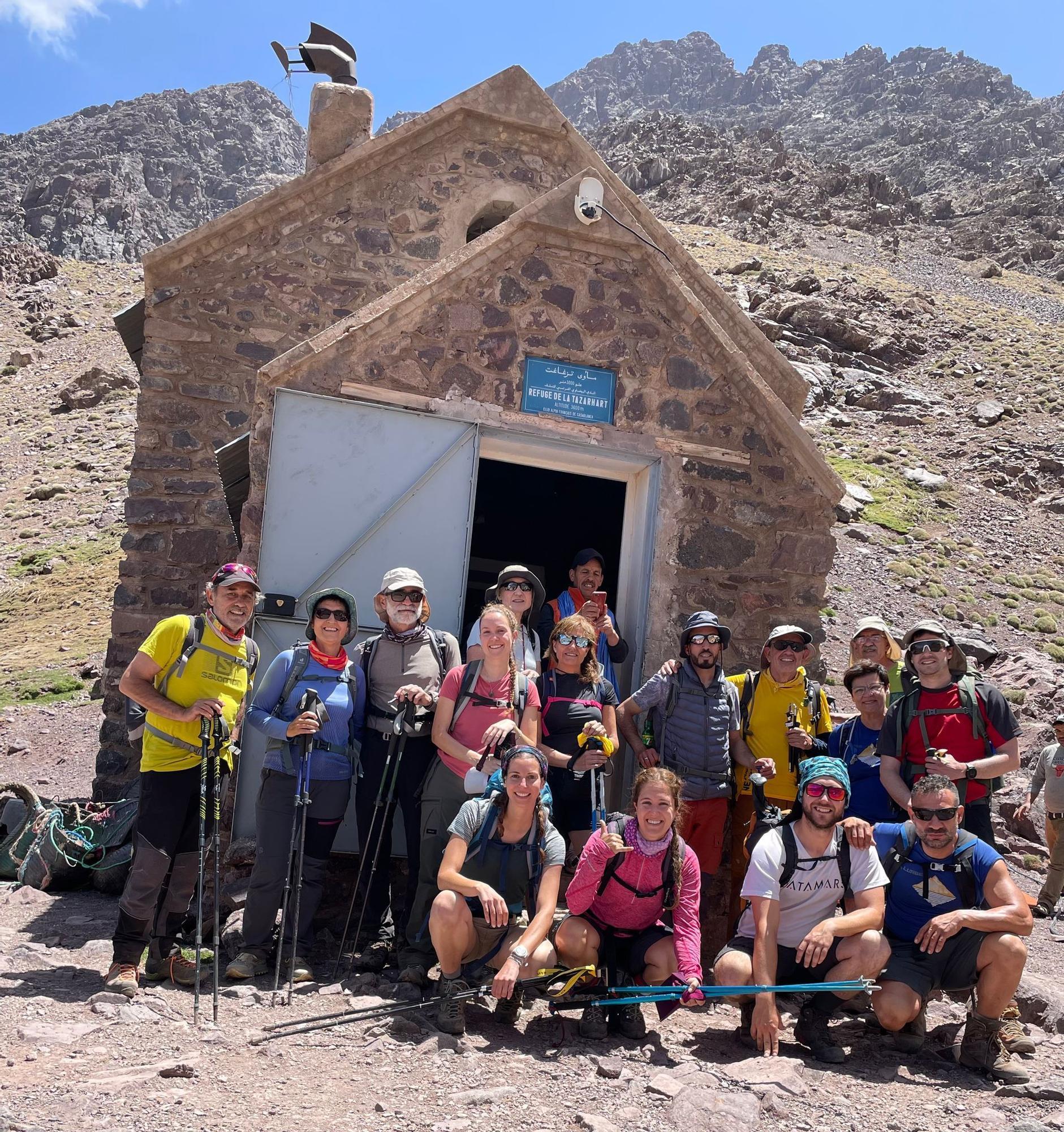 Refugio de Tazarhart, a 3.000 metros de altitud.