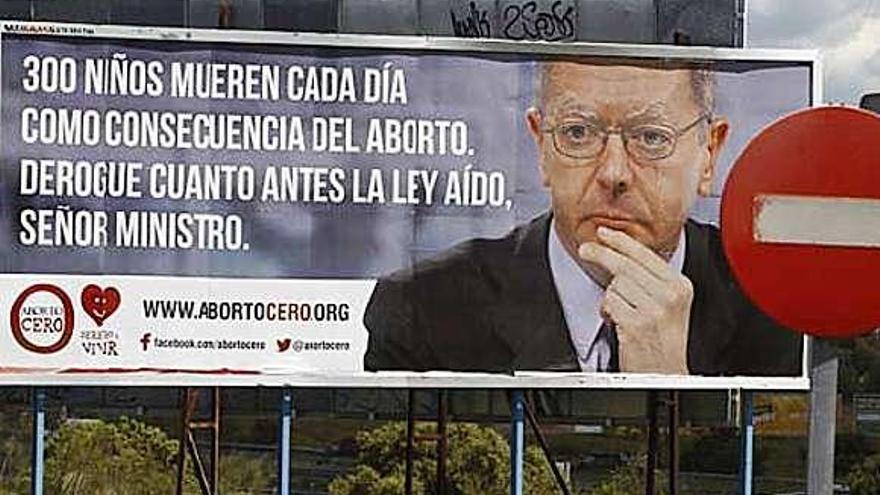 Campaña publicitaria contra el aborto de «Derecho a vivir» - La Nueva España
