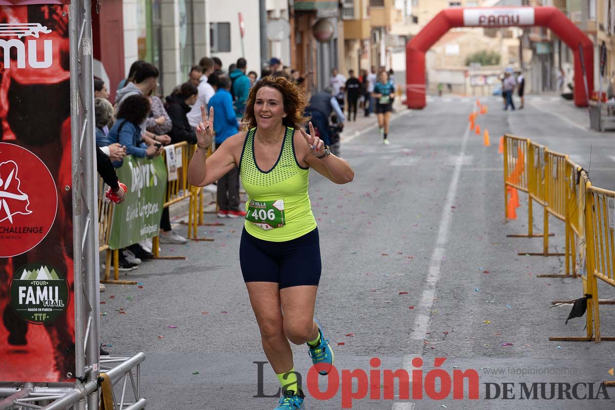 Carrera Popular Urbana y de la Mujer de Moratalla ‘La Villa, premio Marín Giménez (línea de meta)