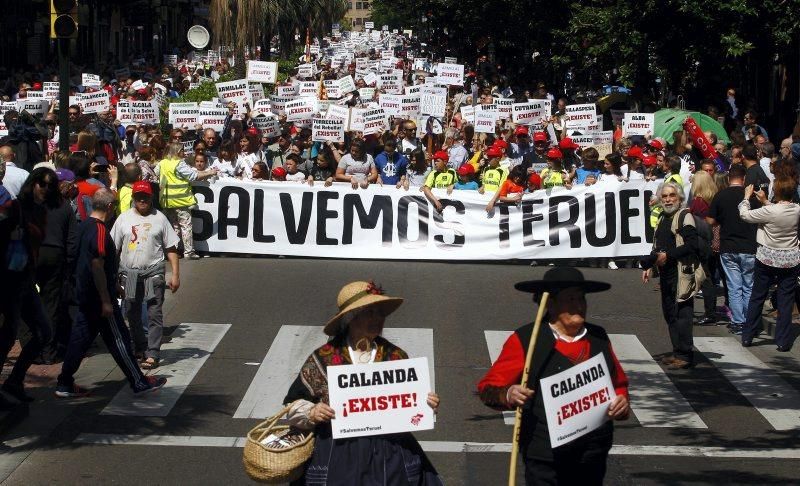 Manifestación: 'Salvemos Teruel'