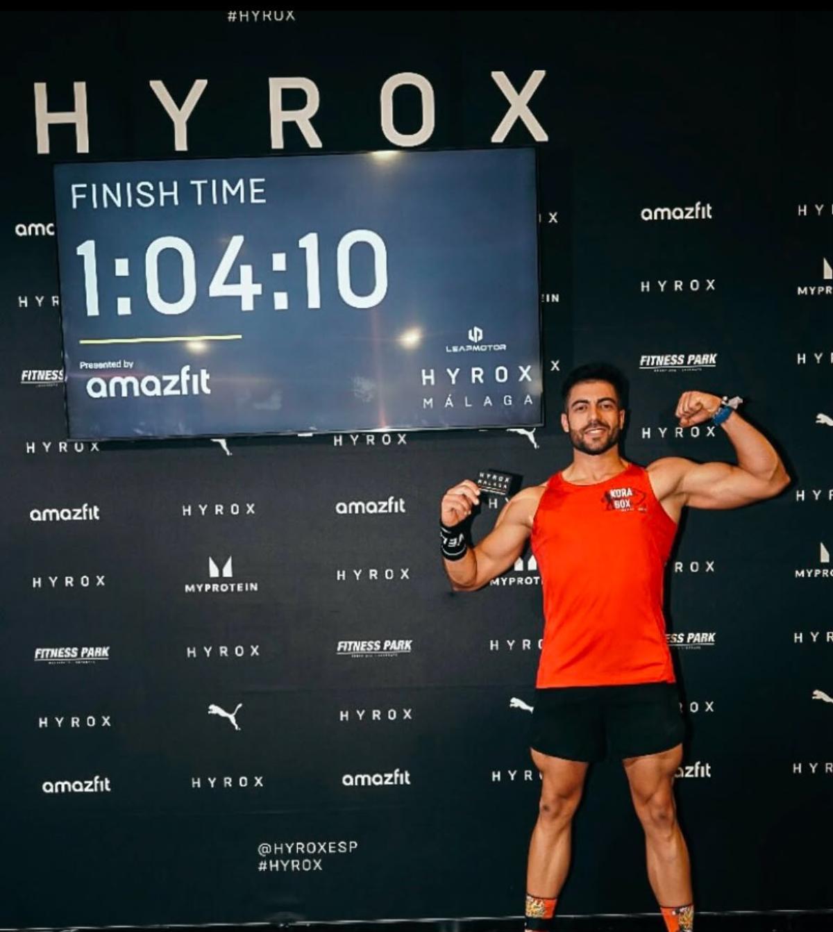 Álvaro Alfaro en el Hyrox de Málaga