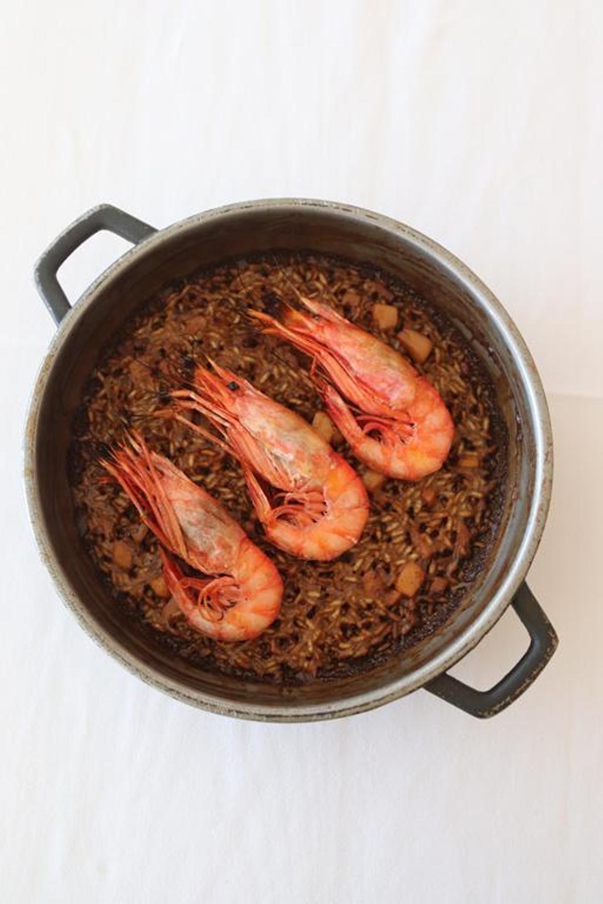 L'arròs amb gambes de Casa Teva