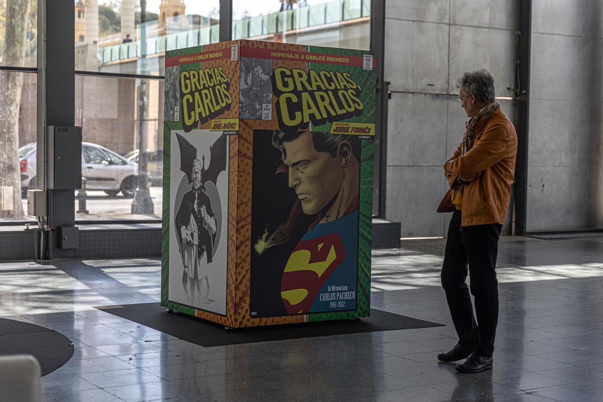 Exposición de homenaje a Carlos Pacheco en el Cómic Barcelona.