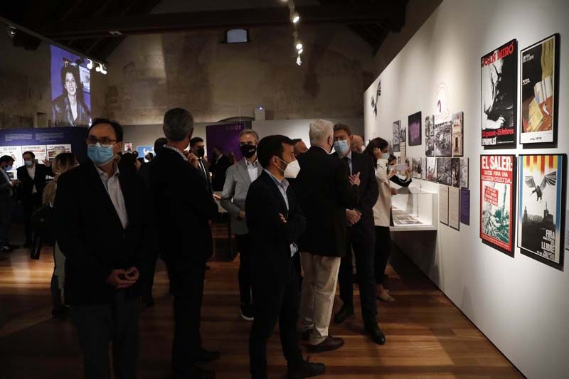 Inauguración de la exposición de Carmen Alborch en València