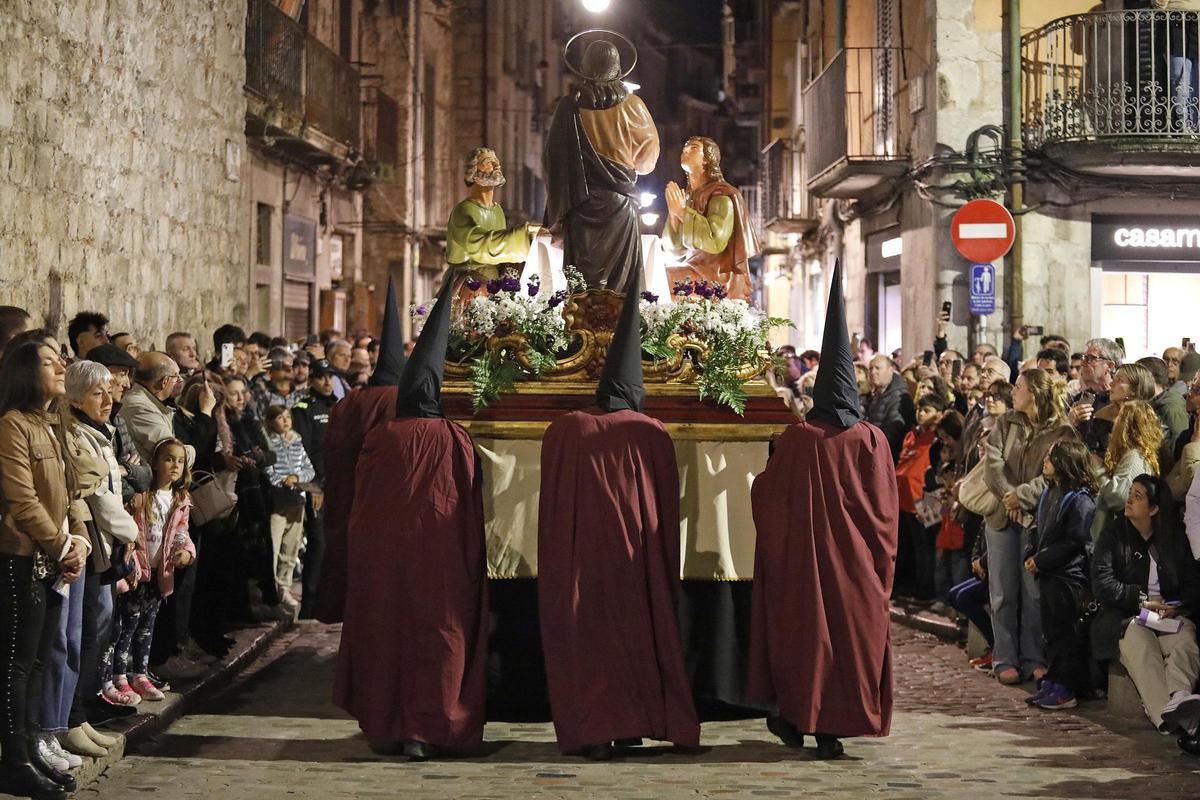 Un dels passos de la Processó del Sant Enterrament, l'any passat.