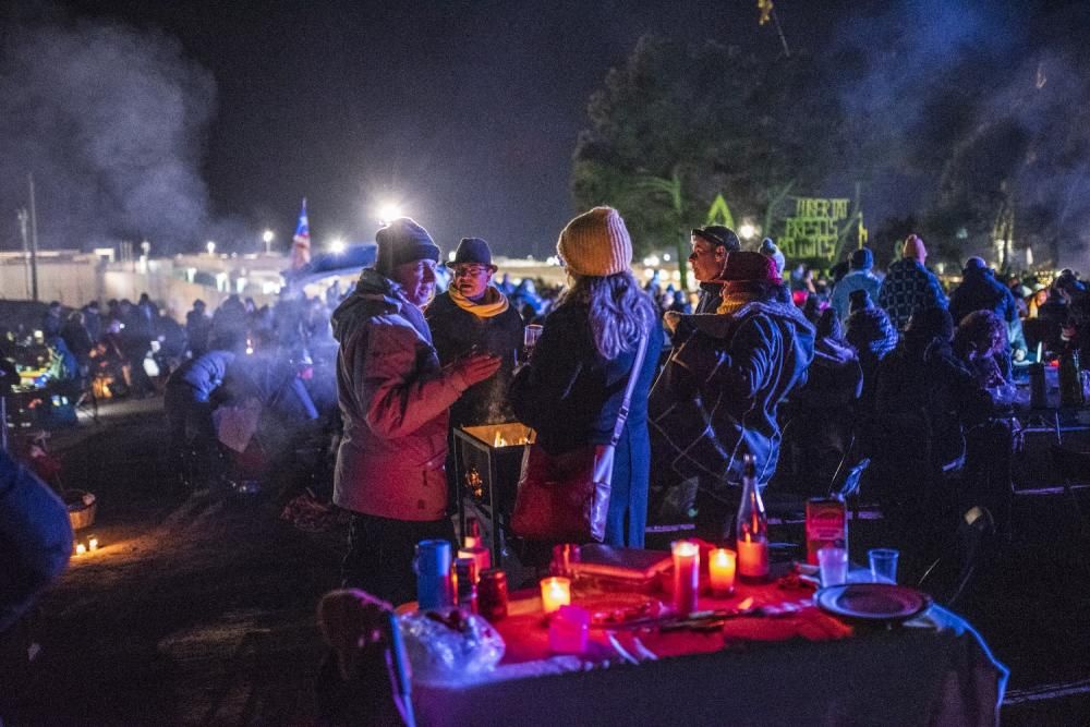 Prop de 3000 persones celebren el Cap d'Any a l'es