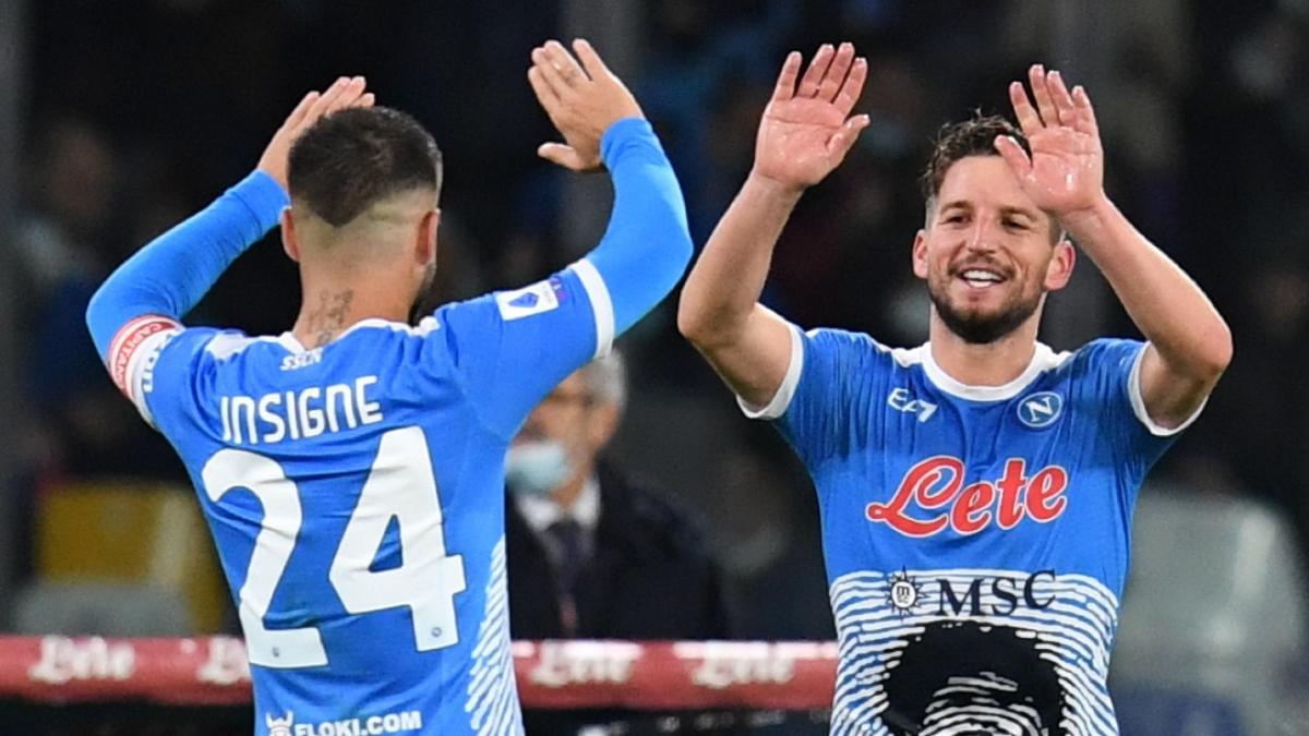 Insigne y Mertens, dos leyendas del Nápoles