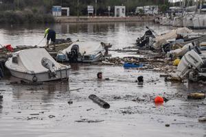 Destrosses provocades per la dana al Montsià