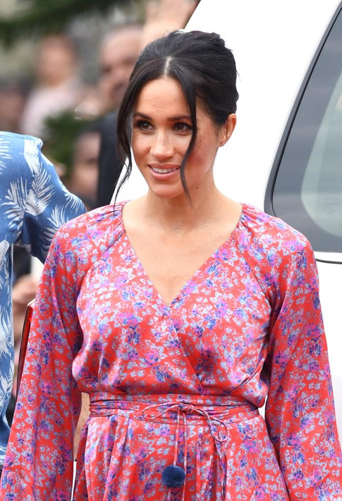 El diseño envolvente elegido por Meghan fue un gran acierto