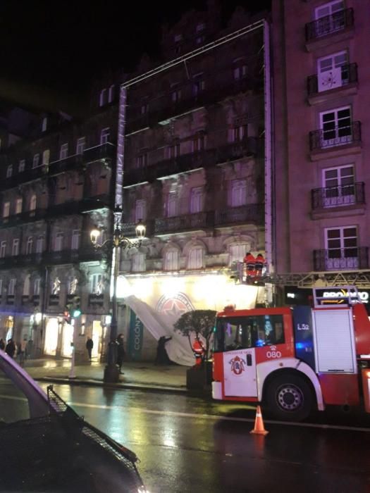 Las mejores imágenes que nos ha dejado el temporal Fabien en Galicia. // FdV