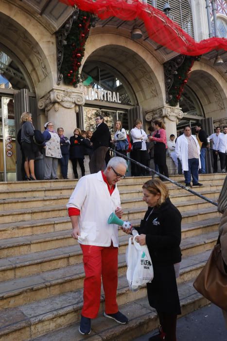 Protesta de los comerciantes del Mercado Central