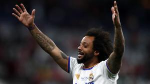 Marcelo celebrando tras ganar la 14ª