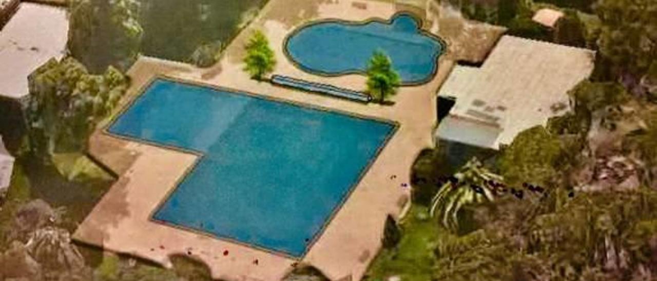 Recreación de la futura piscina muncipal de Massanassa.