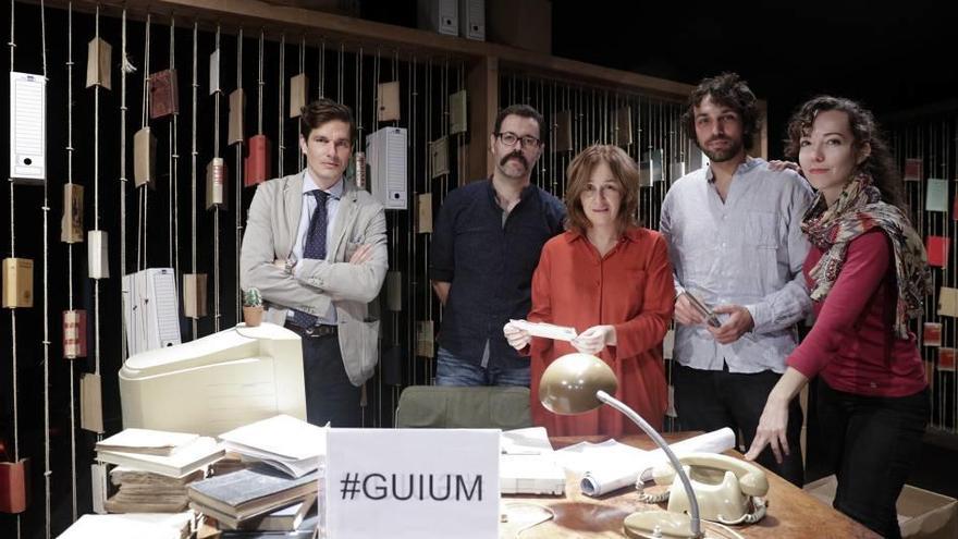 Presentación de ´Guium´, ayer en el Teatre Principal.