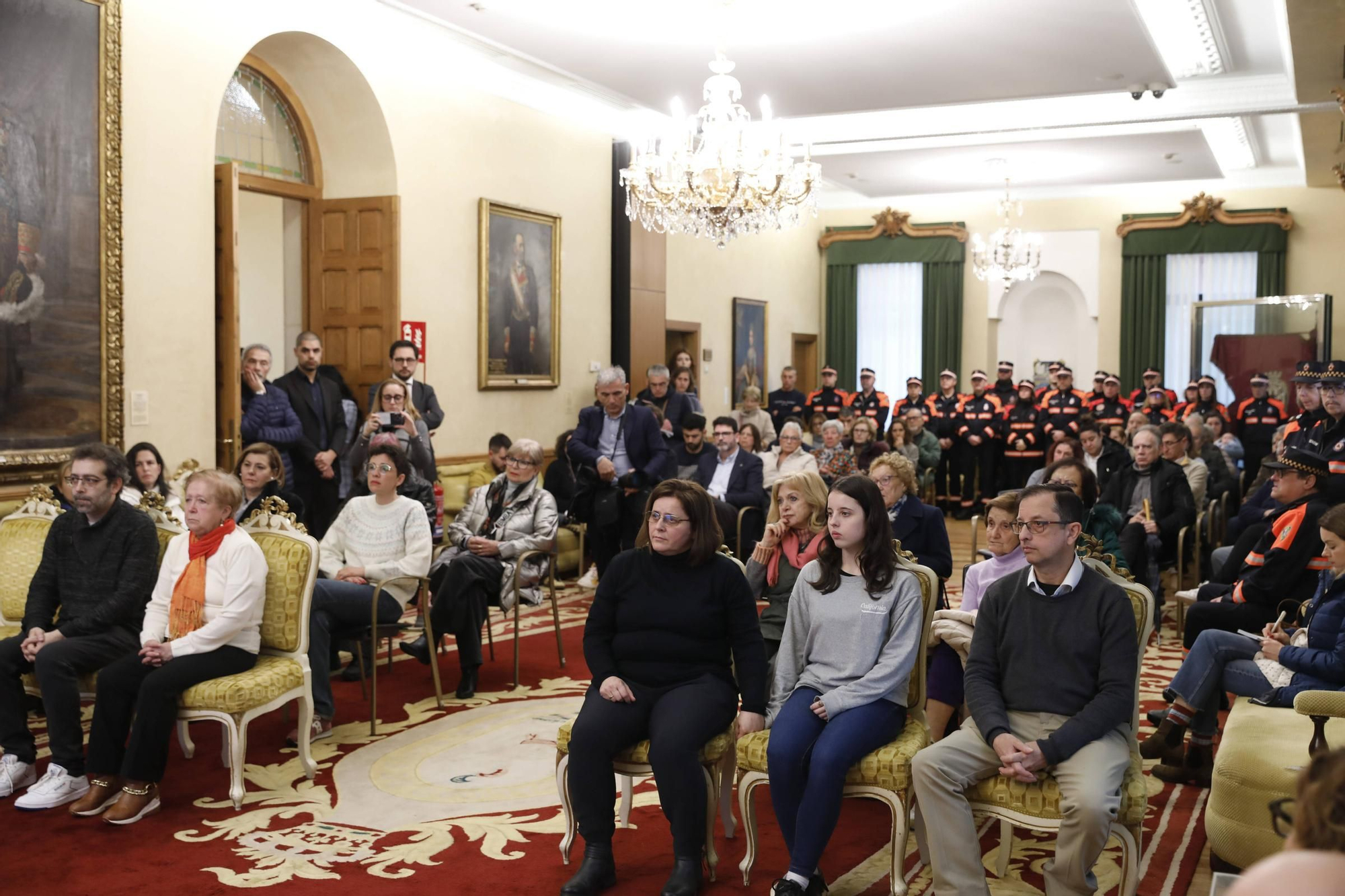 Emotivo homenaje a Inés Sánchez, la voluntaria de Protección Civil gijonesa fallecida en un accidente de tráfico en León