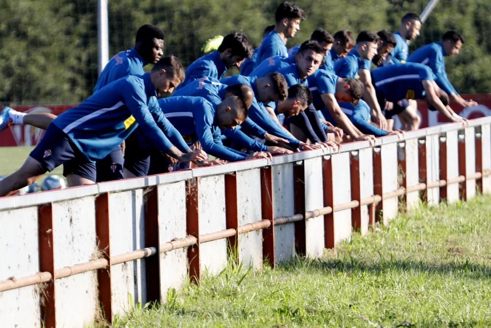 El Sporting, con la plantilla de Vesuvius