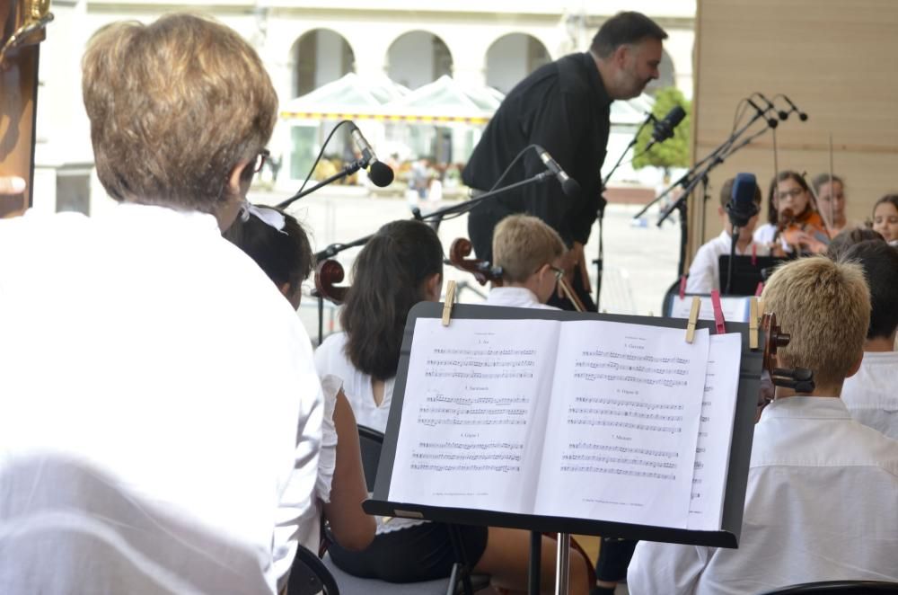 La Orquesta de Niños de la OSG, en María Pita