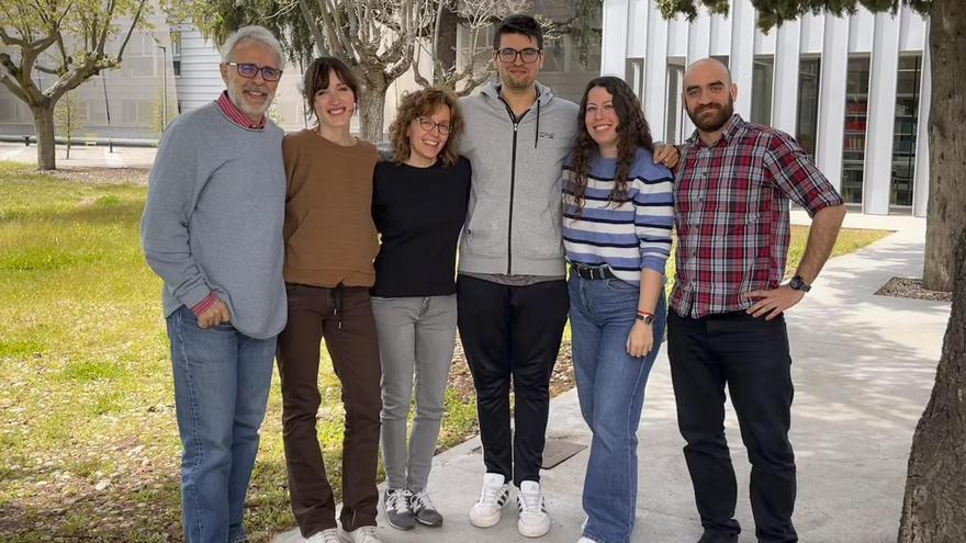 Ignacio Pérez de Castro, Silvia Grau, Maria Luisa Martínez, Adrián Martínez, Deborah Gómez e Iván Hernández.