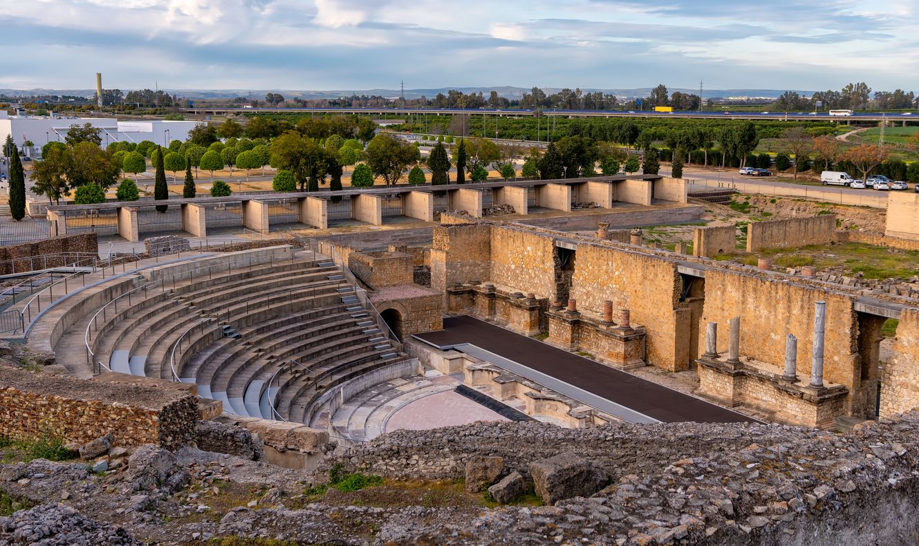 El restaurado Teatro Romano de Itálica, en Santiponce