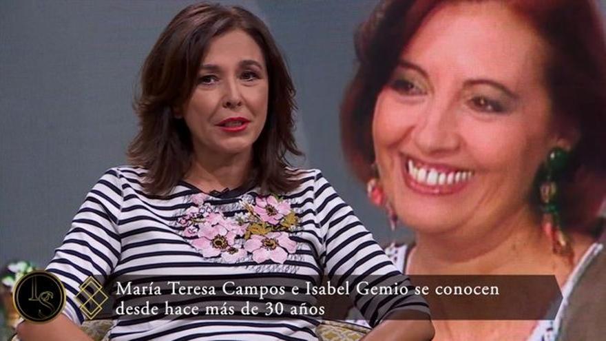 Isabel Gemio aparece en &#039;Lazos de sangre&#039; tras su polémico desencuentro con María Teresa Campos.