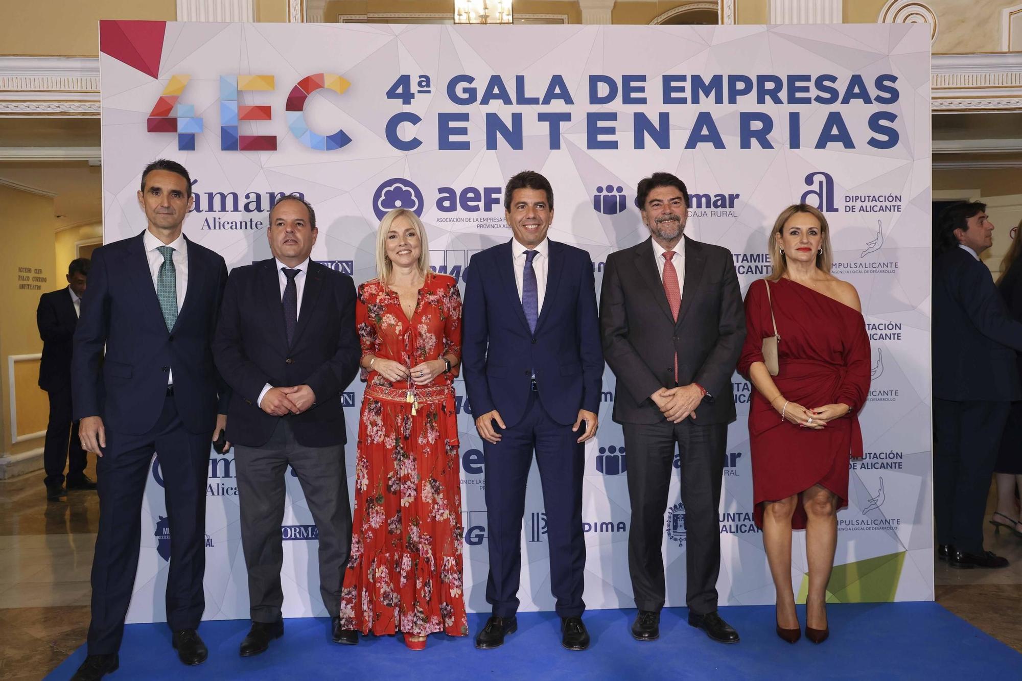 Gala de las Empresas Centenarias en Alicante