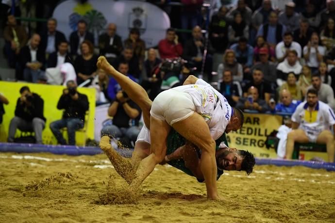 DEPORTES. VECINDARIO.SANTA LUCIA.   Luchada. Final de la Copa Cabildo Insular entre los equipos del Estrella CL y el CL Agüimes.  | 30/03/2019 | Fotógrafo: Juan Carlos Castro