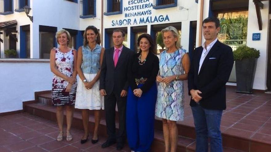 Detalle de la inauguración del nuevo curso en Benahavís.