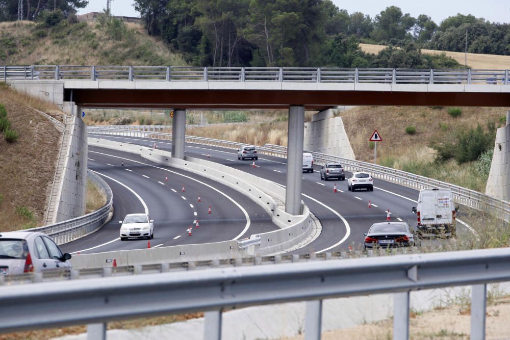 Inauguració del desdoblament de l'N-II a Vilademuls