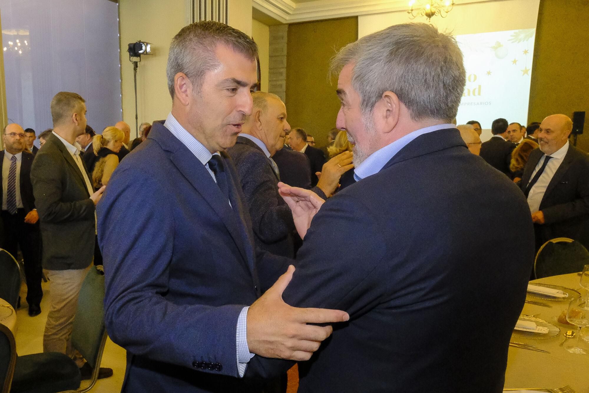 Comida navideña de la Confederación Canaria de Empresarios (CCE) en Las Palmas de Gran Canaria