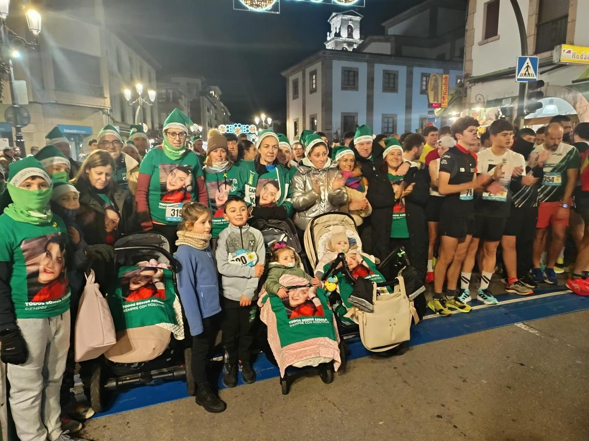 Salida de la San Silvestre de Cangas de Onís, de carácter solidario