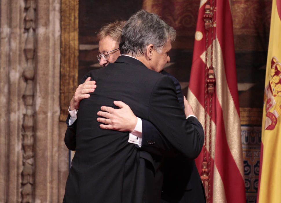 Acto institucional por el 9 d'Octubre en el Palau de la Generalitat