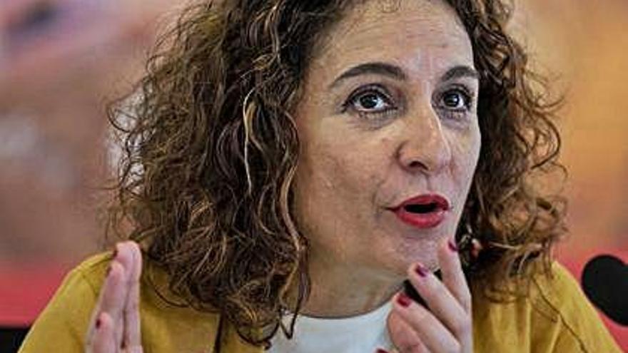 La ministra de Hacienda en funciones, María Jesús Montero.