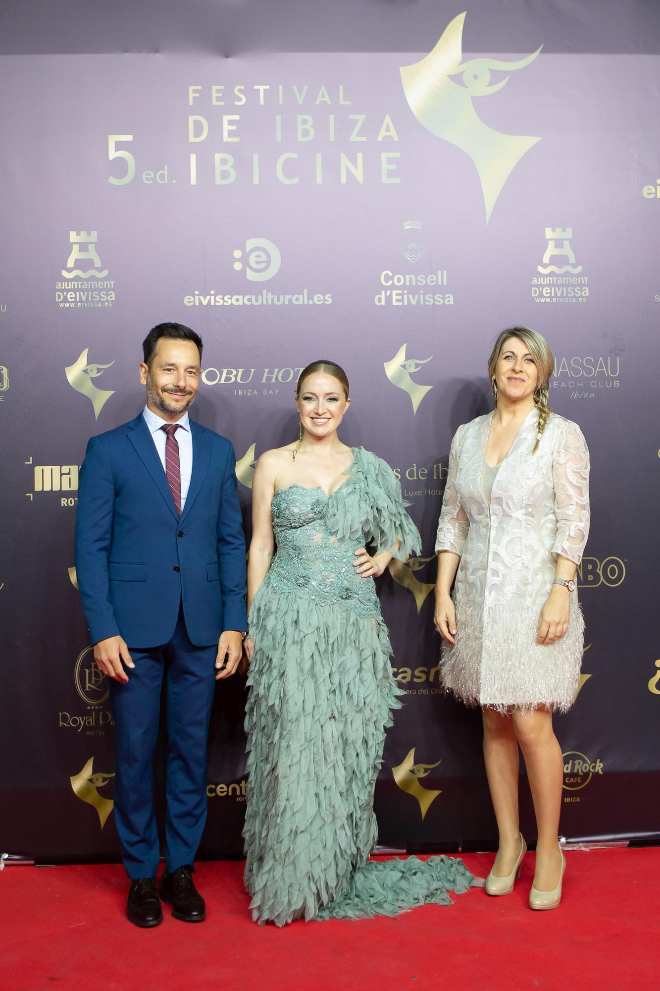 La alfombra roja y gala de clausura del festival Ibicine de Ibiza.